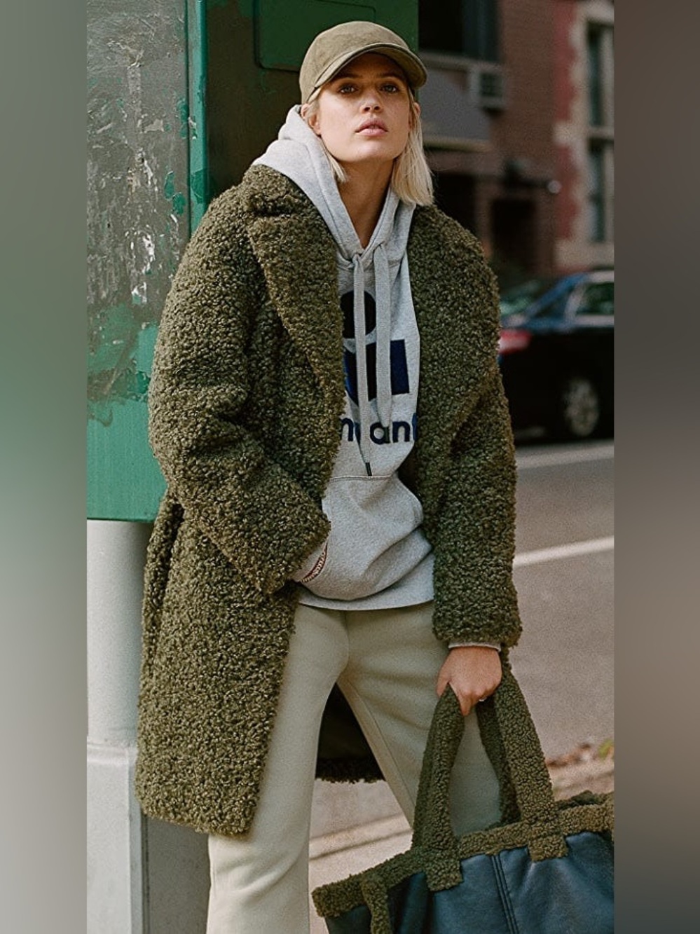 Stand Studio Camille Cocoon Coat NWOT